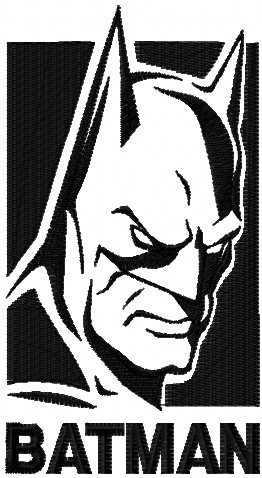 Batman Evil Fears The Knight embroidery design
