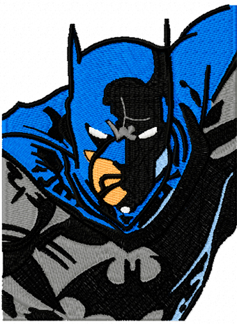 Batman never sleeps machine embroidery design