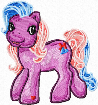 My Little Pony Funny machine embroidery design