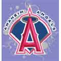 Los Angeles Angels of Anaheim modern logo machine embroidery design