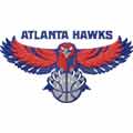 Atlanta Hawks logo machine embroidery design