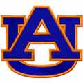 Auburn University Athletic Logo machine embroidery design