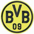 Borussia Dortmund logo embroidery design