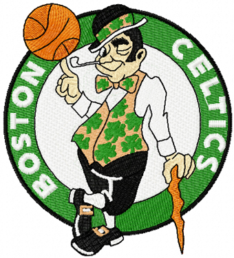 Boston Celtics Logo machine embroidery design