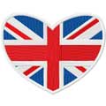 British flag logo machine embroidery design