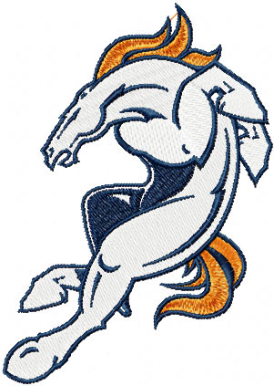 Logo Design Denver on Bronco Denver New Logo Machine Embroidery Design For Sport Uniform