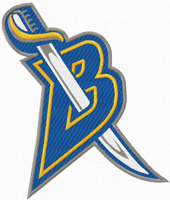 Buffalo Sabres Alternative Hockey Logo machine embroidery design