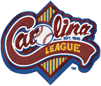 Carolina League Logo machine embroidery design