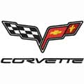Chevrolet Corvette logo machine embroidery design