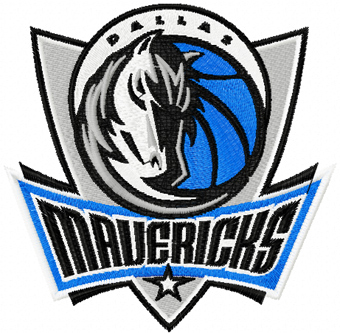 Logo Design Dallas on Dallas Mavericks Logo Machine Embroidery Design