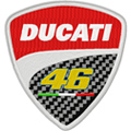 Ducati 46 Rossi logo machine embroidery design