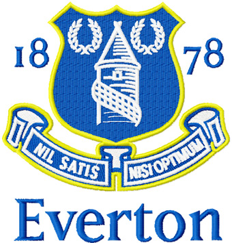 Everton Football Club machine embroidery design