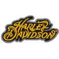 Harley Davidson Athena logo machine embroidery