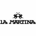 La Martina logo machine embroidery design