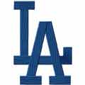 Los Angeles Dodgers Cap Logo machine embroidery design