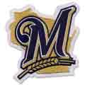 Milwaukee Brewers patch logo machine embroidery design