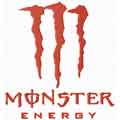 Monster Energy logo machine embroidery design