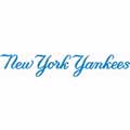 New York Yankees script logo machine embroidery design