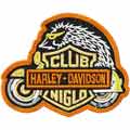 Niglo Harley Davidson Club logo machine embroidery design