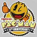 Pac-Man anniversary logo machine embroidery design