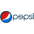 Pepsi-Cola logo machine embroidery design