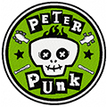 Peter Punk logo machine embroidery design