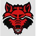 Arkansas State Red Wolves college machine embroidery design