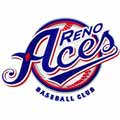 Reno Aces Baseball Club logo machine embroidery design