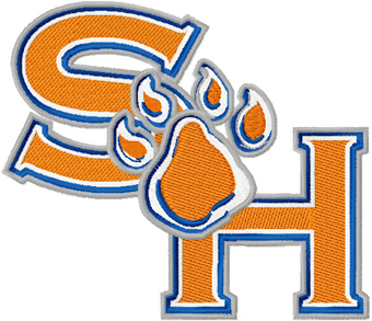 Sam Houston State University logo machine embroidery design