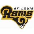 St. Louis Rams logo machine embroidery design