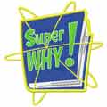 Super Why Logo machine embroidery design