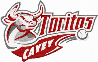 Toritos Cayey logo machine embroidery design