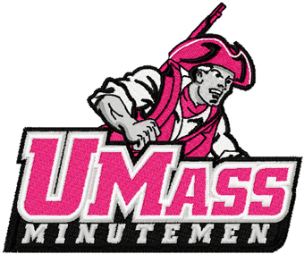 UMass Minutemen Logo machine embroidery design