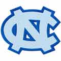 University of North Carolina at Chapel Hill logo machine embroidery design