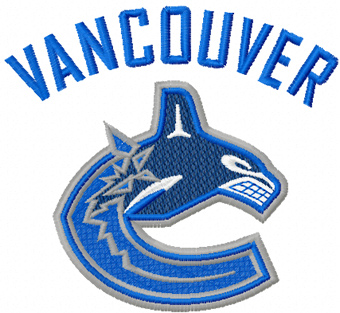 Logo Design Vancouver on Vancouver Canucks Logo Machine Embroidery Design