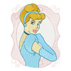 Cinderella machine embroidery design for Brother
