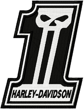 Harley Davidson 1 embroidery design