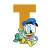 Donald Duck letter T train