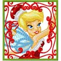 Tinkerbell Christmas machine embroidery design