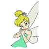 Tinkerbell machine embroidery design