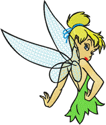 Tinkerbell machine embroidery collection