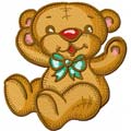 Teddy give me a hug machine embroidery design