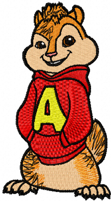Alvin and The Chipmunks embroidery design