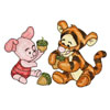 Baby tiger and baby piglet