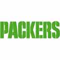 Green Bay Packers wordmark logo machine embroidery design