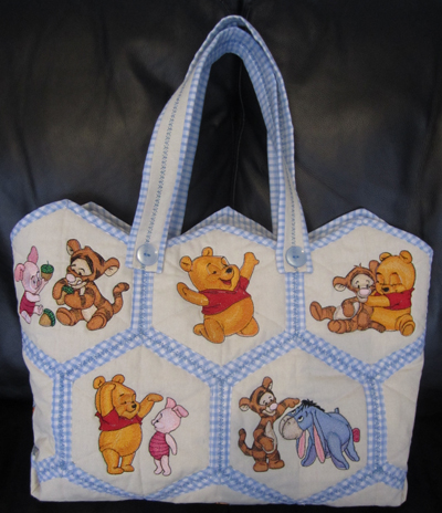 embroidered baby pooh baf design