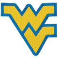 West Virginia Mountaineers logo machine embroidery design
