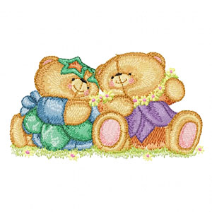 Forever Friends we happy together machine embroidery design
