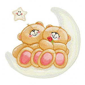 Forever Friends Dream Together machine embroidery design