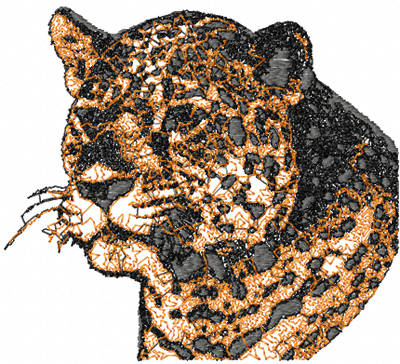 jaguar free machine embroidery design for download